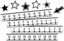 [TCR6806] Black &amp; White Number Line (-20 to +120) mini BB set (20pcs)