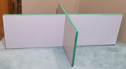 [TCC-CARREL] Jonticraft Study Carrel Gray/Green [Fits (30&quot;x48&quot;)(76cmx122cm)Table] Slightly damaged
