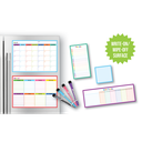 COLORFUL MAGNETIC DRY-ERASE CALENDAR 17&quot; x 12&quot; (43cm x 30.5cm)