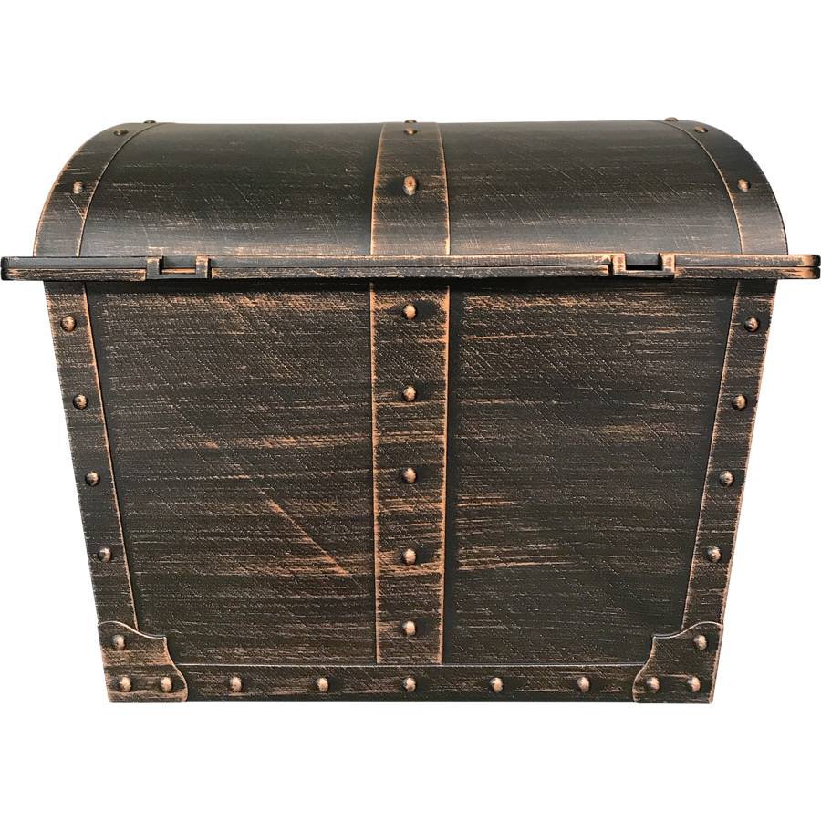 TREASURE CHEST (Plastic) 9.5&quot;x13&quot;x10.25&quot; (24cm x 33cm x 26.6cm)