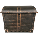 TREASURE CHEST (Plastic) 9.5&quot;x13&quot;x10.25&quot; (24cm x 33cm x 26.6cm)