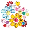 CREATIVITY STREET ACRYLIC GEMSTONES ASSORTED SIZES ASSORTED COLORS 1 LB.