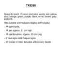 Colortime Paints BB Set contains 11color Words (37pcs)