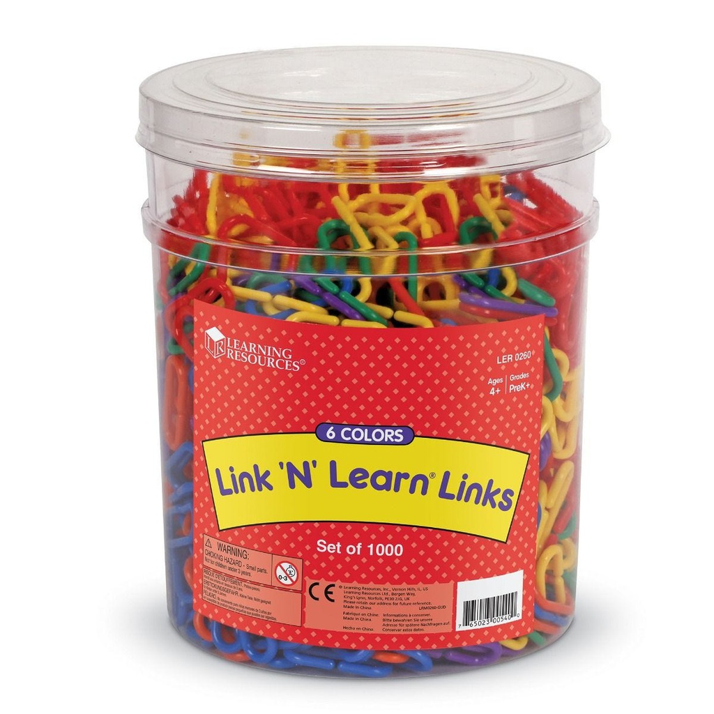 Link 'N' Learn® Links: 6 colors, Set of 1000