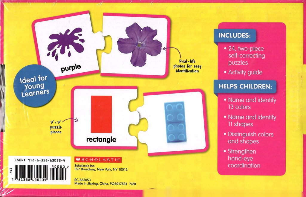 First Learning Puzzles: Color &amp; Shapes (AGE 3+) (24pcs)