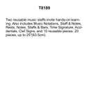 Music Symbols–Wipe-Off BB SET (20 pcs)