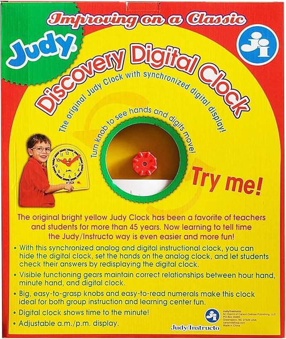 JUDY DISCOVERY DIGITAL CLOCK Ages:4+