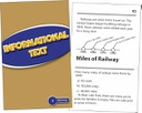 Reading Comprehension Practice Cards: Informational Text (Blue Level)(RL:3.5-5.0) (54 Cards)