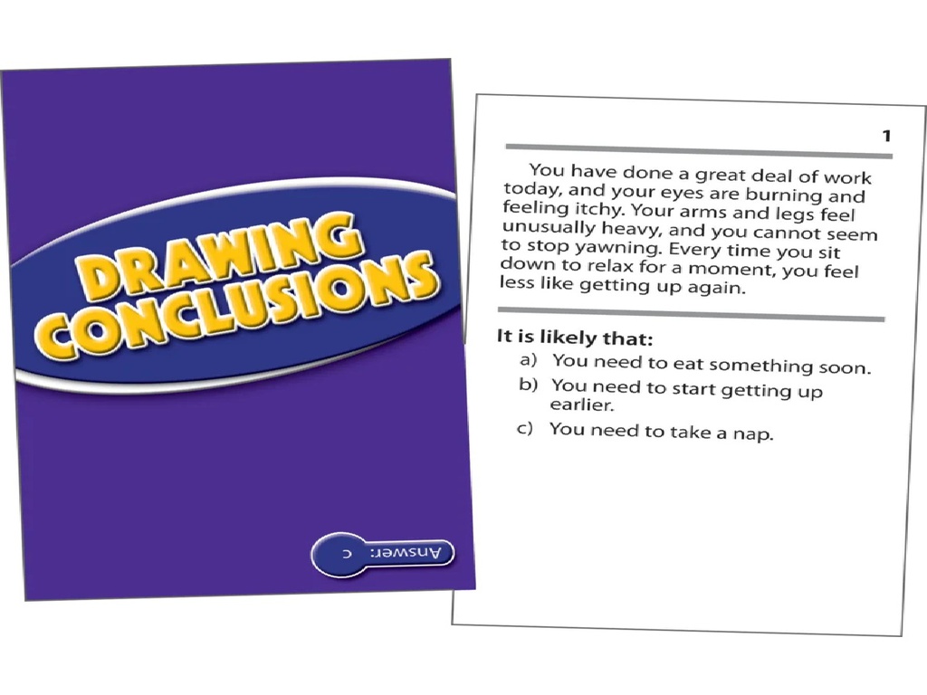 Drawing Conclusions Practice Cards (Blue Level)(RL:3.5-5.0) 54 Cards
