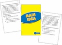 Reading Comprehension Practice Cards: Main Idea (Blue Level)(54cards)