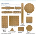 STEM Basics: CARDBOARD CONSTRUCTION   Age: 8+ (100 pcs)