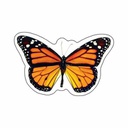 MONARCH BUTTERFLY Mini Accents  (3&quot; (7.5 cm) (36 pcs)