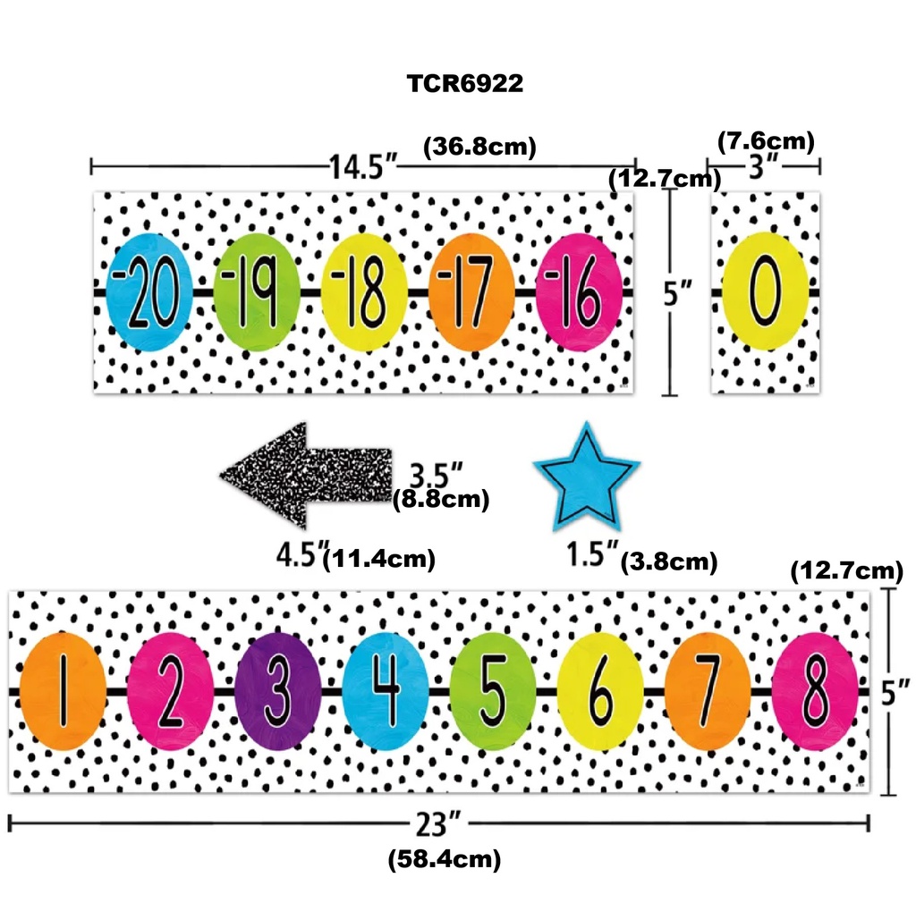 Brights 4Ever Number Line  BB Set (24pcs)