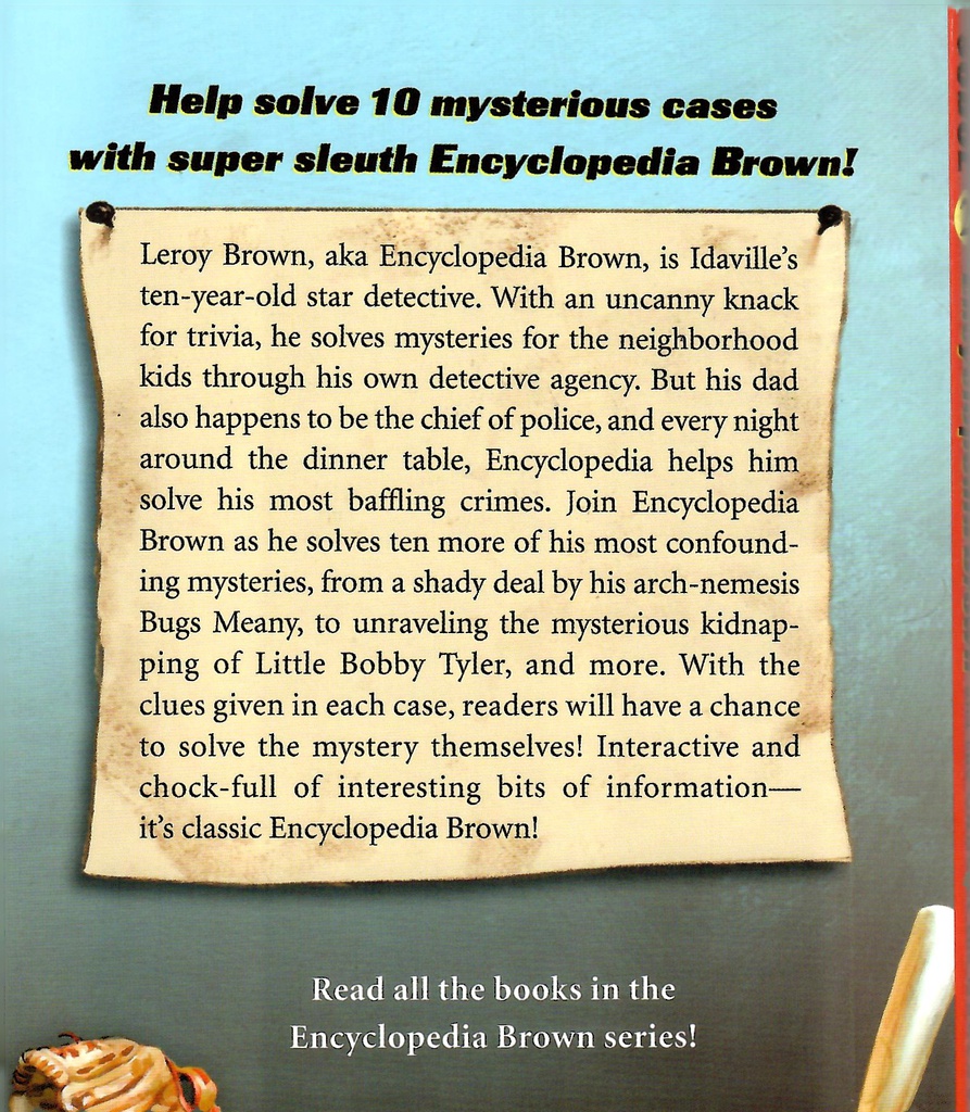 Encyclopedia Brown and the Case of the Secret Pitch #02 (8-12yrs)