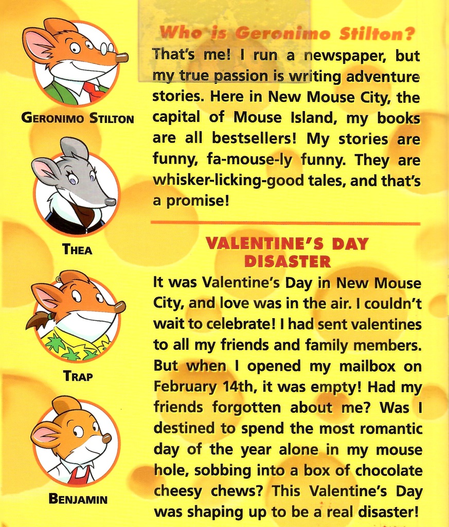GERONIMO STILTON #23: VALENTINE'S DAY DISASTER (7-11yrs)