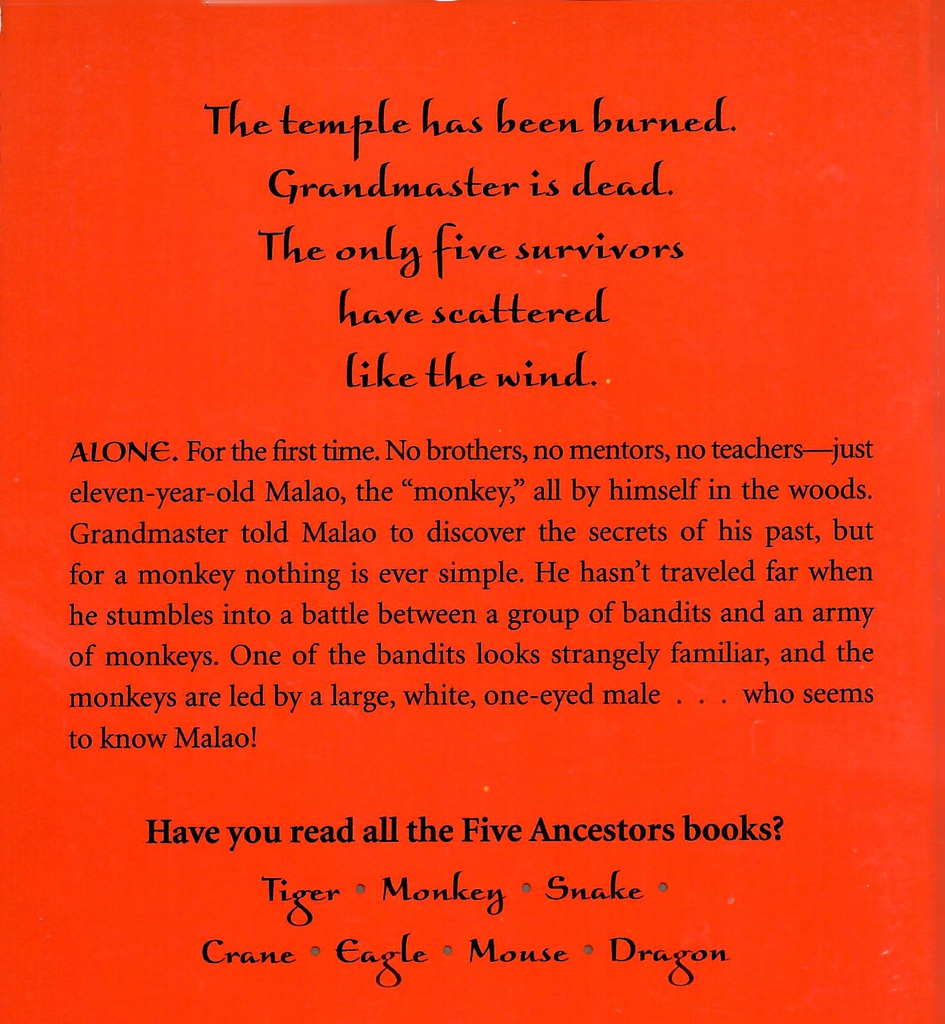 Monkey (The Five Ancestors, #02) (8-12yrs)