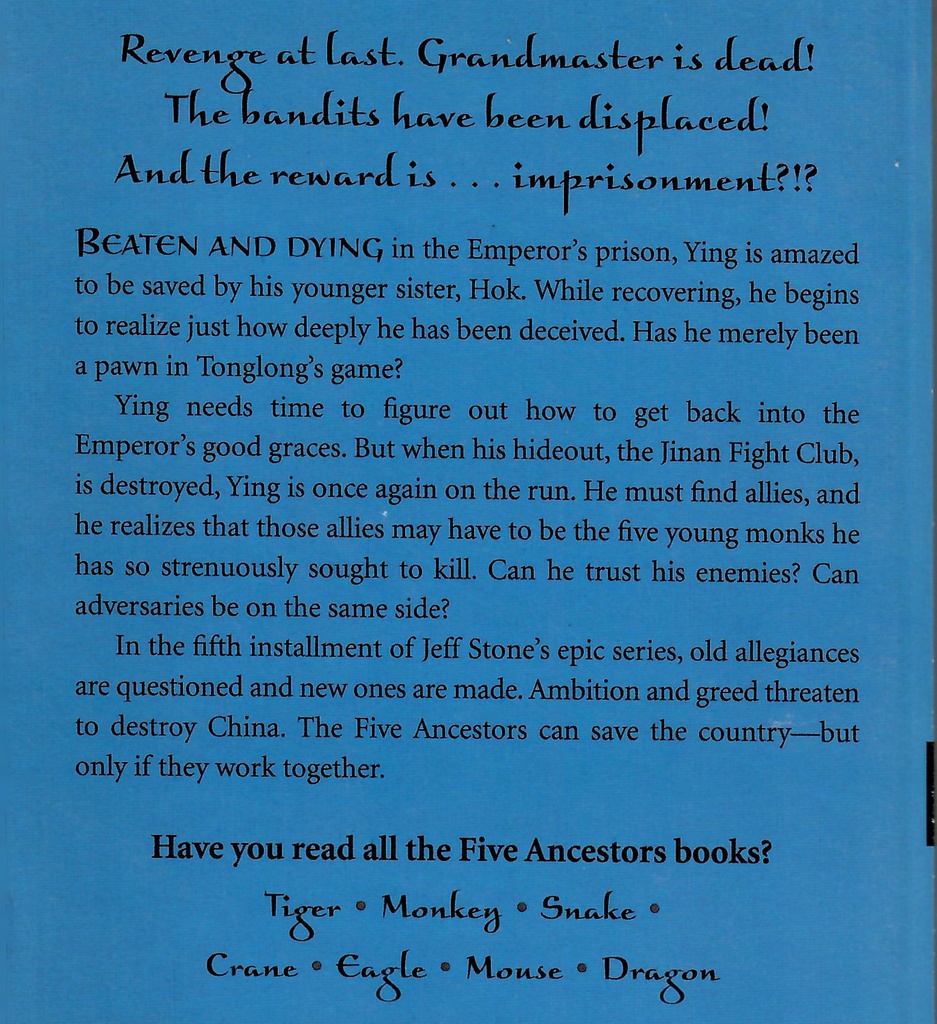 EAGLE (FIVE ANCESTORS  #5) (8-12yrs)