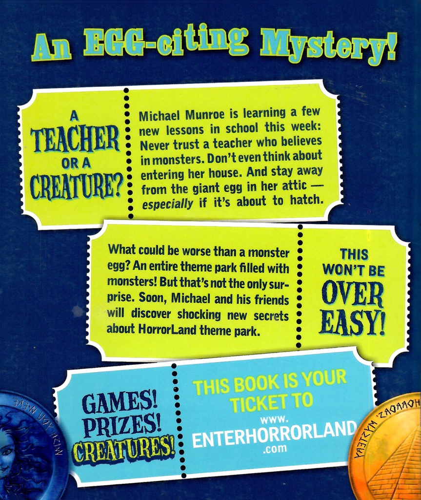 GOOSEBUMPS HORRORLAND #07: MY FRIENDS CALL ME MONSTER (8-12yrs)