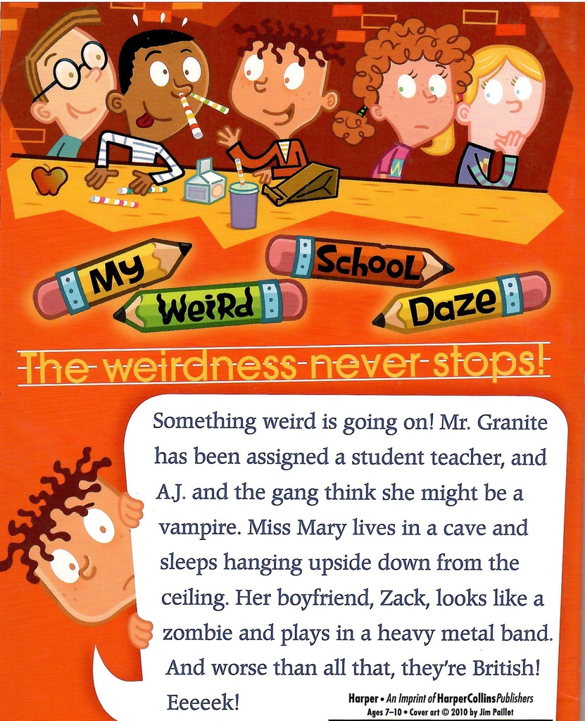 Miss Mary is Scary! (My Weird School Daze, # 10) (6-9yrs)