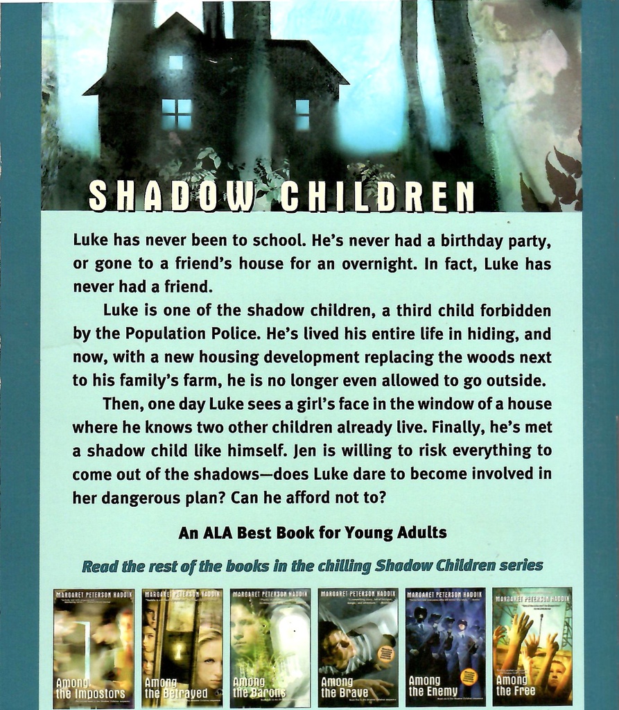 Among the Hidden (SHADOW CHILDREN 1) (8-12yrs)