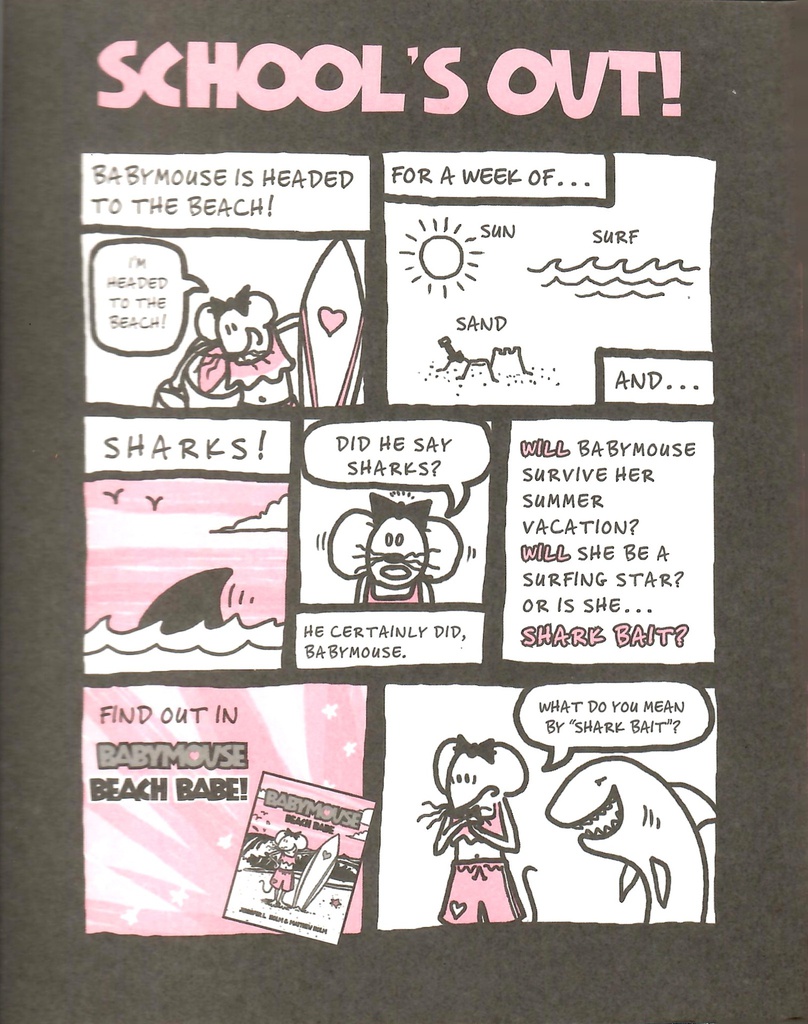 Babymouse #3: Beach Babe (7-10yrs)