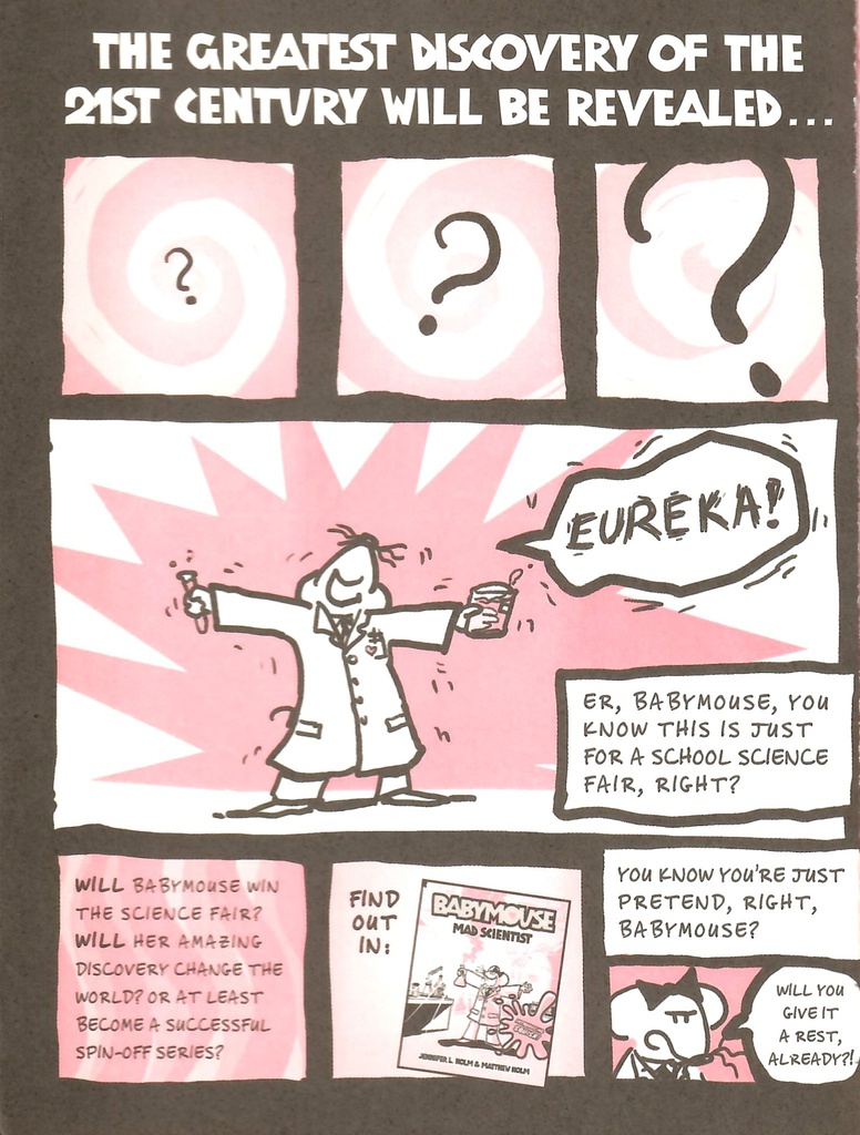 Babymouse #14: Mad Scientist (7-10yrs)