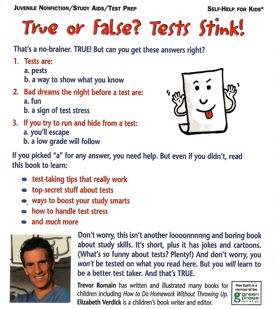 True or False? Tests Stink! (Laugh And Learn) (8+yrs)