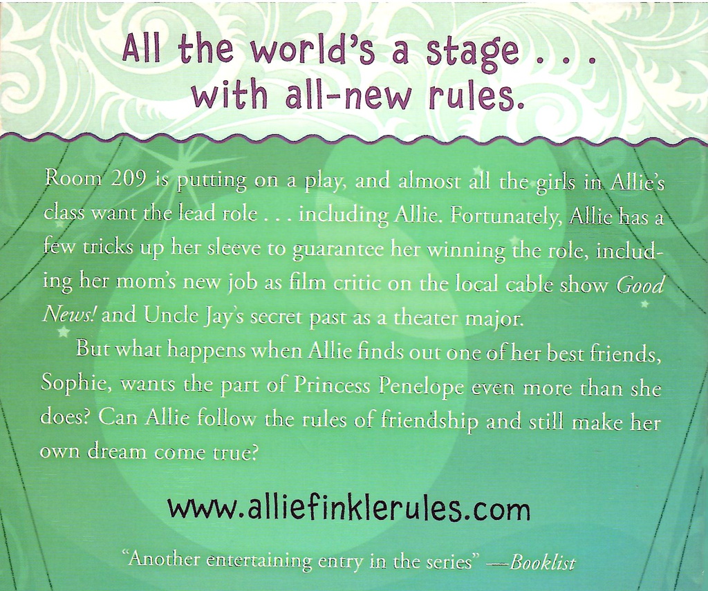 Stage Fright (Allie Finkle's Rules For Girls # 04) (8-12yrs)