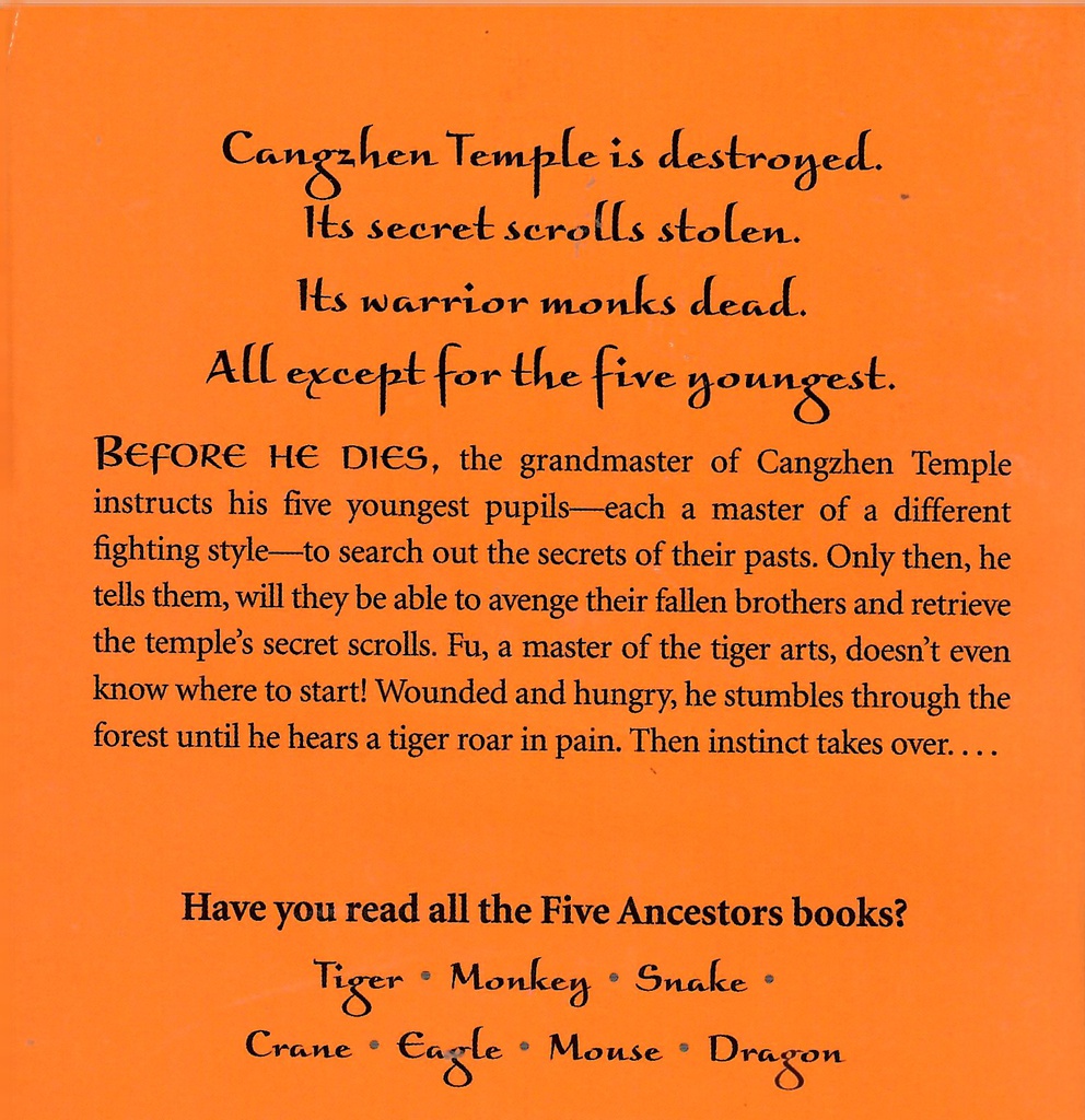 Tiger (The Five Ancestors, Book 1) (8-12yrs)