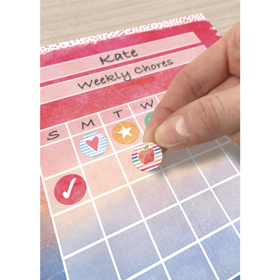 Watercolor Planner Mini Stickers