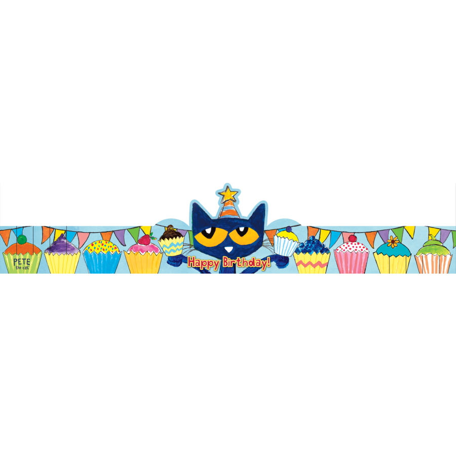 Pete the Cat Happy Birthday Crowns