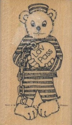 Lav Pass Stamp (7.6cmx4.5cmx2.5cm)(3''x1.7''x1'')