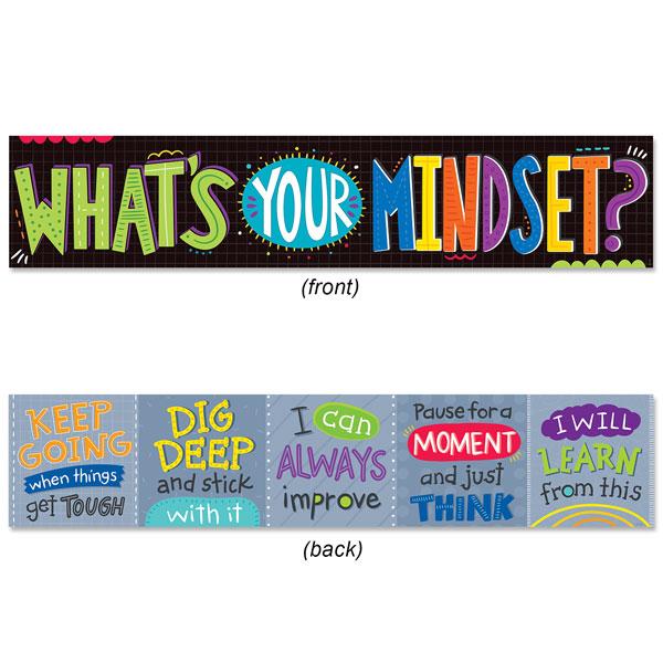 WHAT'S YOUR MINDSET? BANNER (3ft=91.4cm) (1pc double-sided)