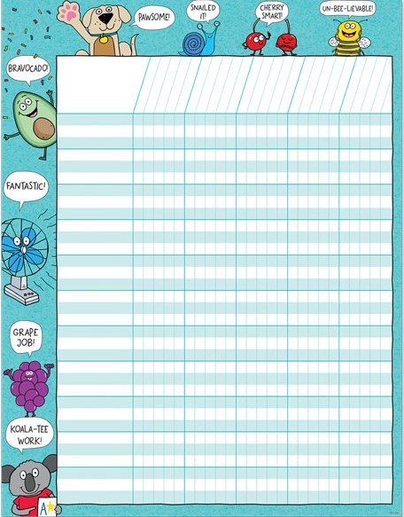 So Much Pun! Incentive Chart (21.6''x17'')(55cmx43cm)
