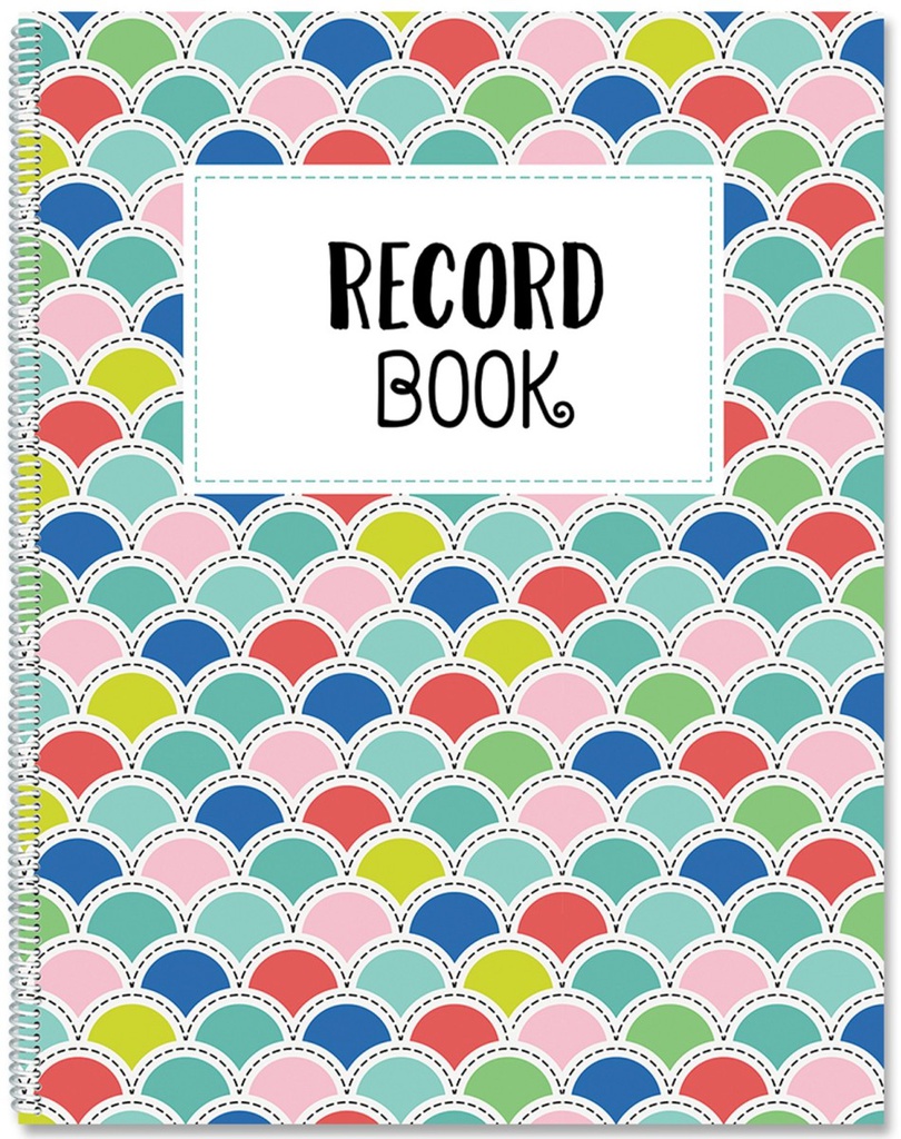Color Pop Record Book  (11''x8.5'')(27.9cmx21.5cm)