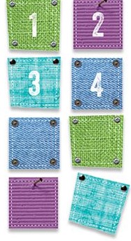 Upcycle Calendar Days  (2.5''-6.5cm)   (35pcs)