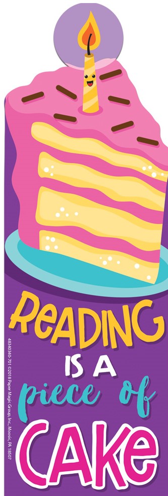 CAKE BOOKMARKS SCENTED (2''x6'')(5cmx15.2cm)(24pcs)