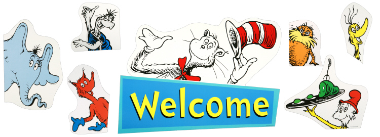 Dr Seuss Cat In The Hat Go Arounds Welcome  (4 panels)