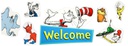 Dr Seuss Cat In The Hat Go Arounds Welcome  (4 panels)