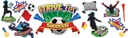 SOCCER BB SET (4 poses, 1 Banner and 16 accents) (21pcs)