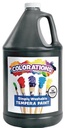 GALLON BLACK SIMPLY WASHABLE TEMPERA (128oz-3.7l)
