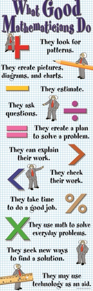 What Good Mathematicians Do Poster BB Set (5.5'-167.6cm) (1pc)
