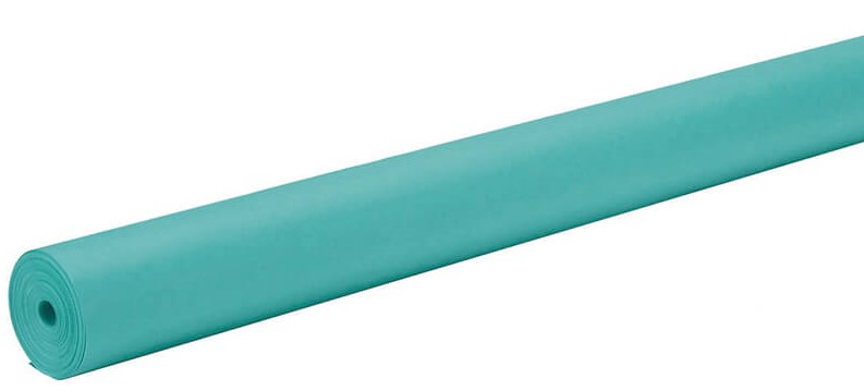 RAINBOW KRAFT 48&quot;X200'(121.9cmx60.9m) AQUA BLUE