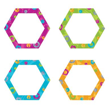 Color Harmony Hexa-swirls Accents (5.5'' x 6''(13.9cmx15.24cm)(36 pcs)