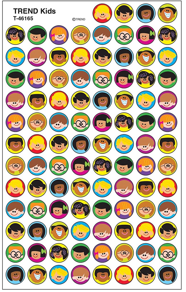 TREND Kids Super Spots Stickers (800 stickers) (0.4''-1cm)
