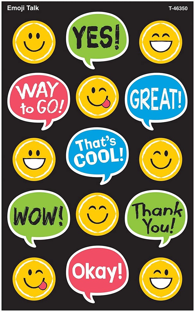 EMOJI STICKERS (8sheets)(120stickers)(0.6'' to 1'')(1.5cm to 2.5cm)