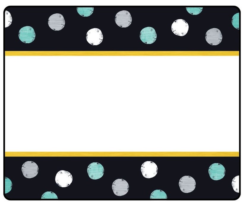 I  Metal Dots Nametags (2.5''x3'')(6.3cmx7.6cm)(36pcs)