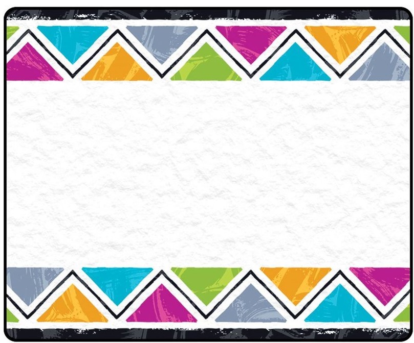 Color Harmony Triangles Terrific Labels (36 pcs) (7cmx8cm)(2.8''x3'')