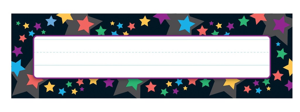 Stargazer Nameplates (36 pkg)(9.2''x2.8'')(24cmx7cm)