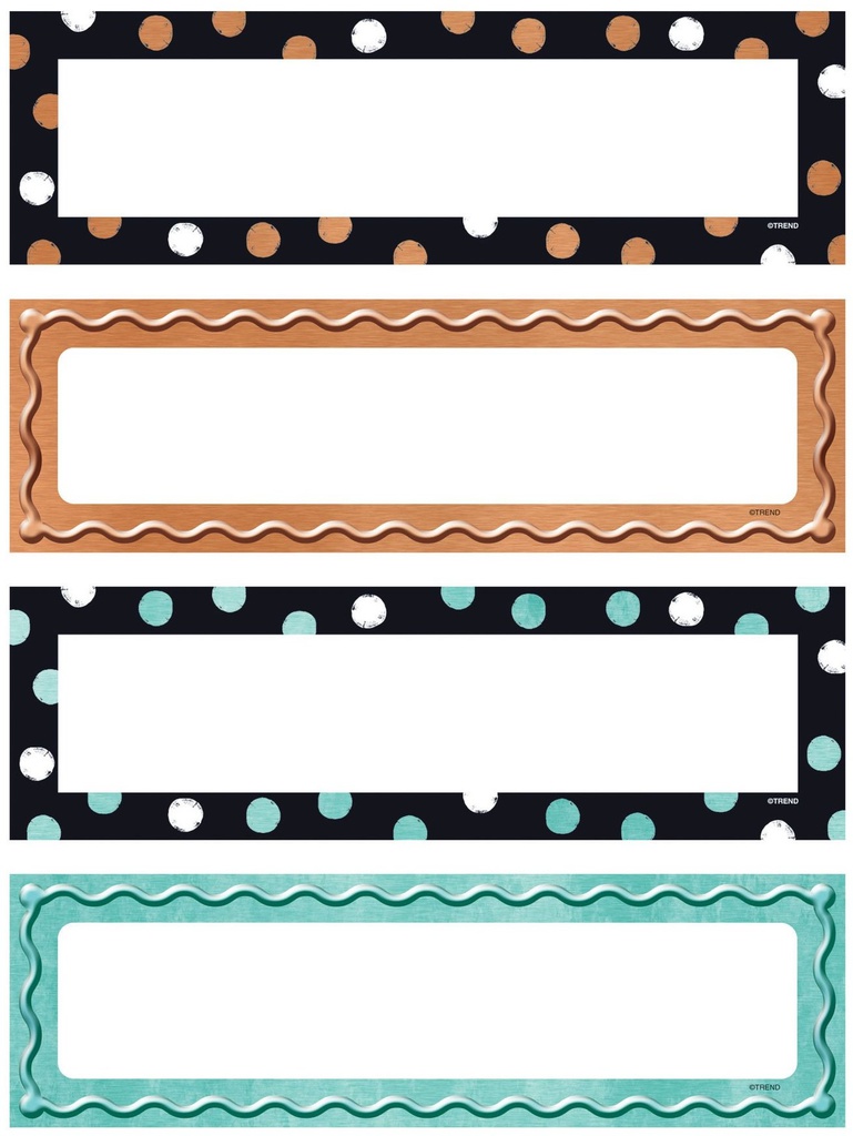 I*Metal Dots &amp; Embossed Nameplates (6.9cmx24cm)(32pcs)